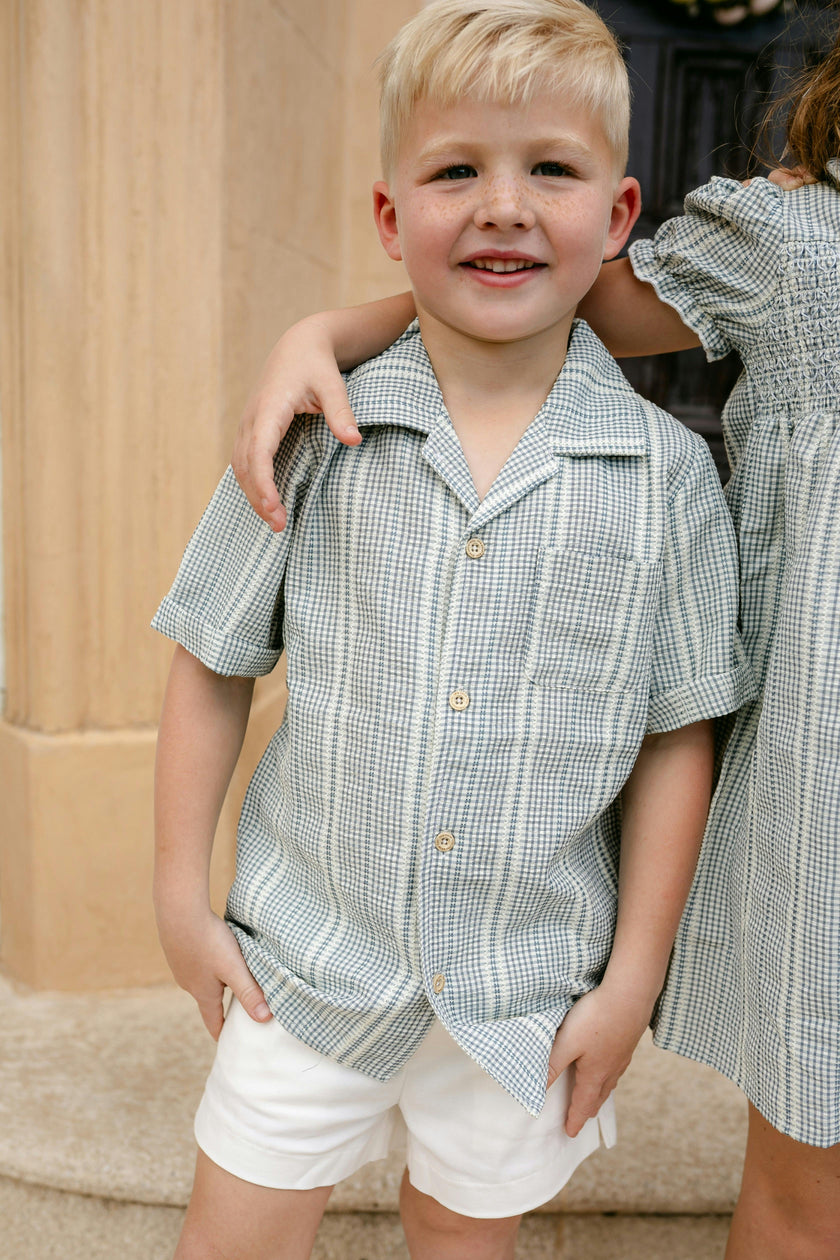 Graham Button Down - Breezy Blue