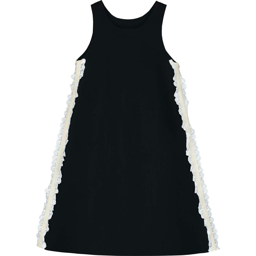 Neoprene Lace Apron Dress