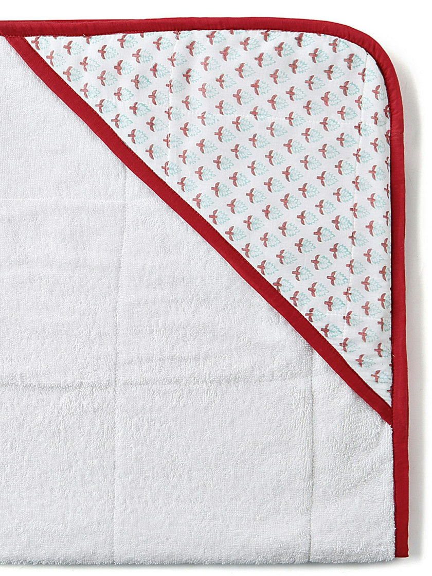 Block-Printed Terry Towel