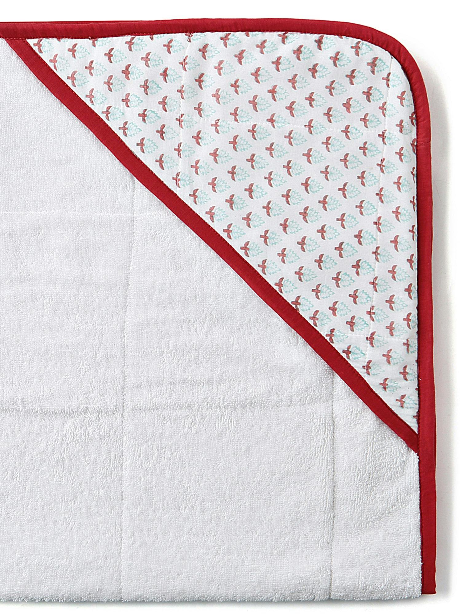 Block-Printed Terry Towel