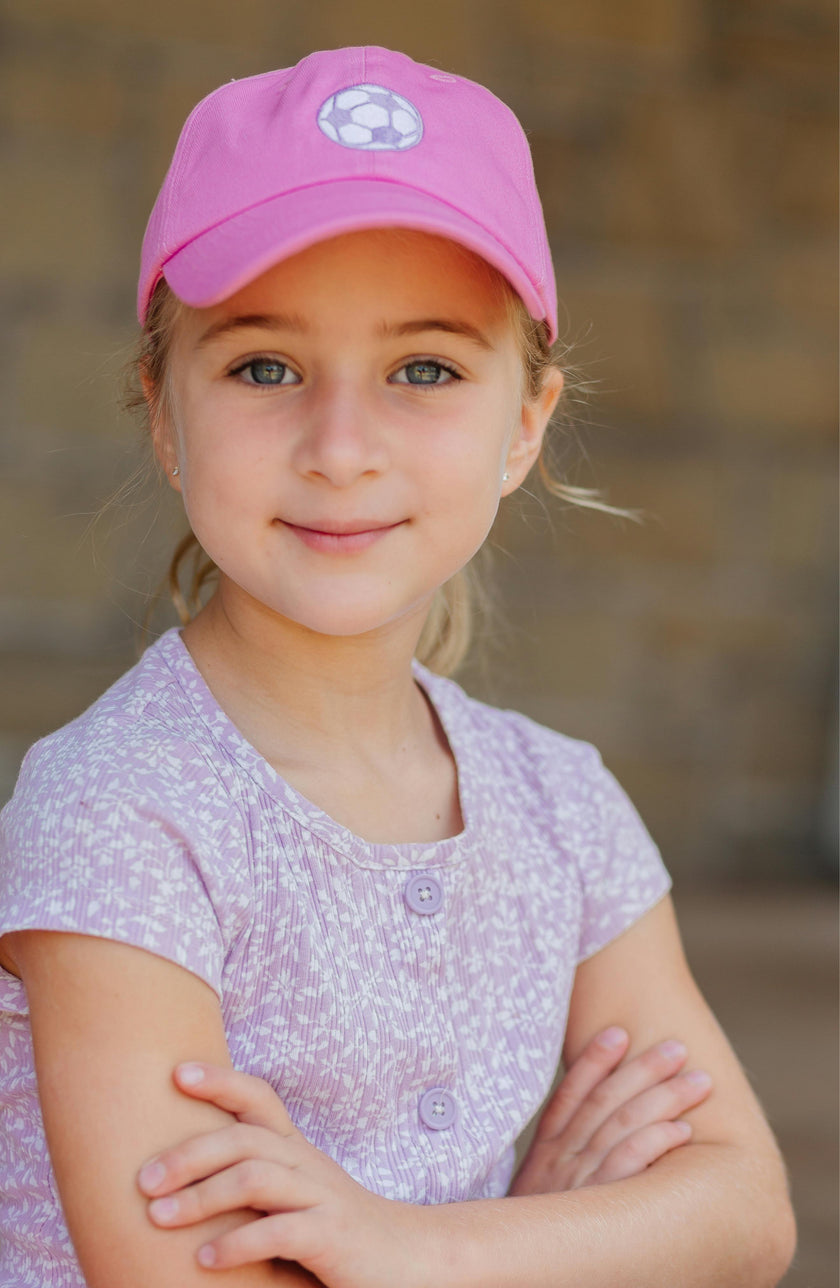 Soccer Bow Baseball Hat