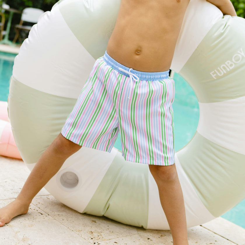 Swim Trunks - Summer Stripe