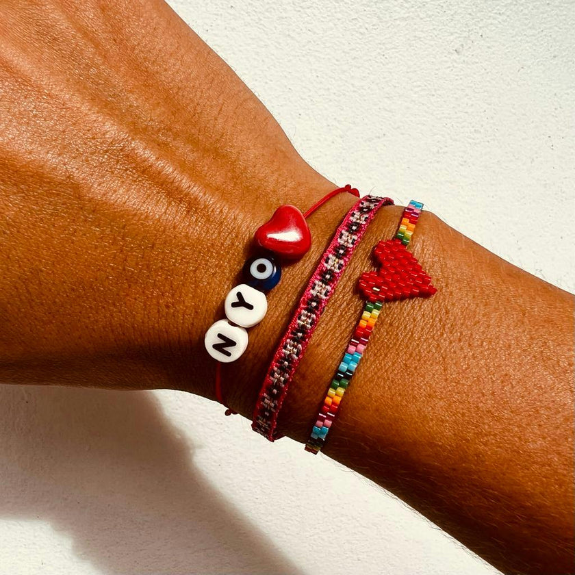 New York Letter Friendship Bracelet