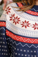 Nolan Sweater in Midnight Fair Isle