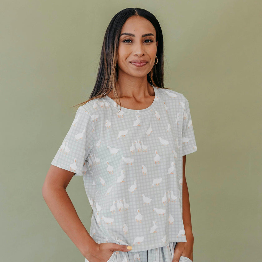 Women's Short Sleeve Pajamas - Baker