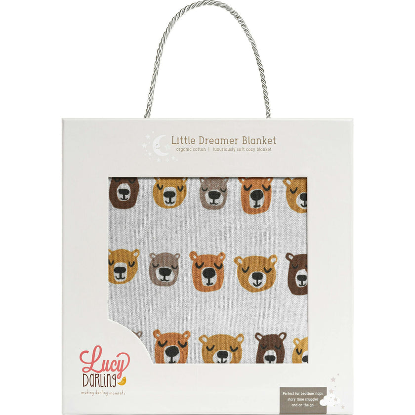 Little Dreamer Organic Baby Blanket - Little Camper