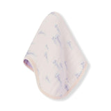 Sunset Jellyfish Contour Four Layer Burp Cloth
