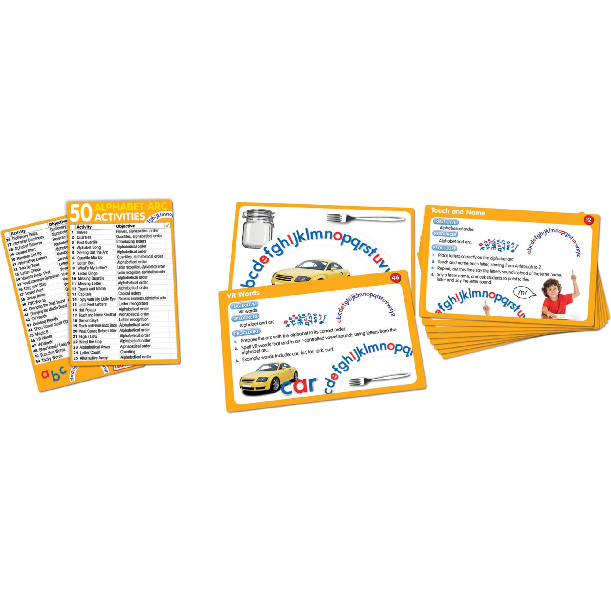50 Alphabet Arc Activities for Ages 4-5 Kindergarten Learning