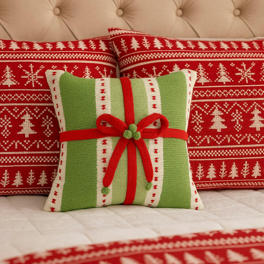 Dot & Stripe Gift Pillow