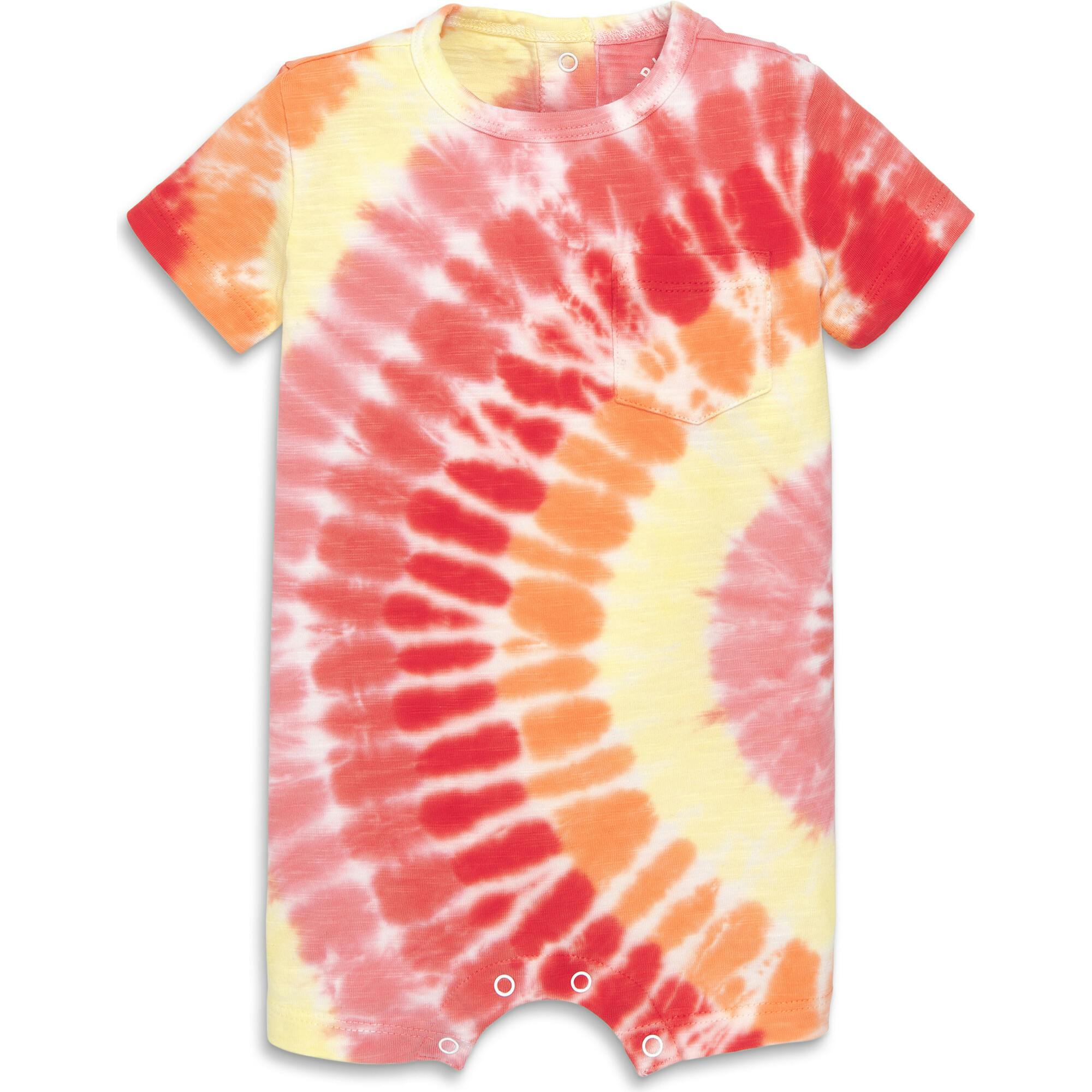 Baby pocket shortie in tie-dye