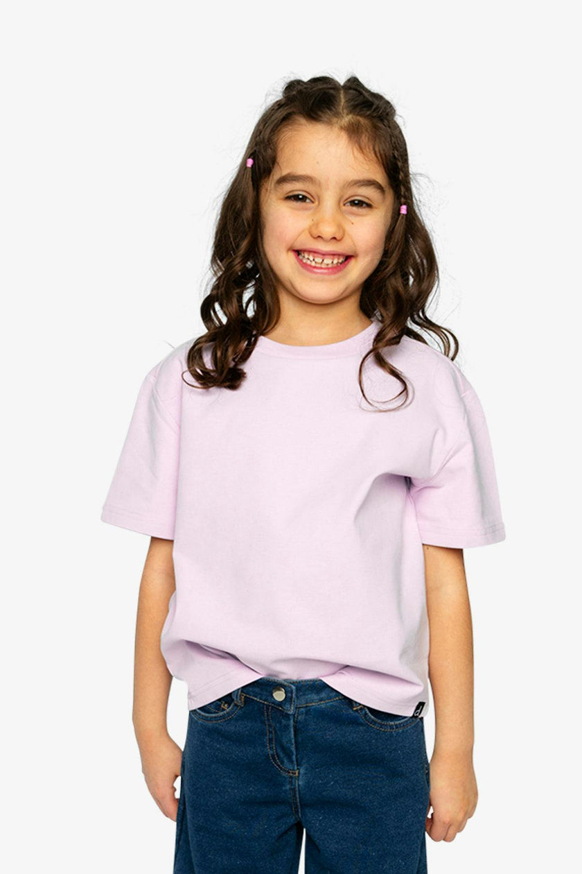 Heavy Jersey Wide Short Sleeve T-Shirt Mauve