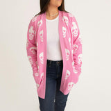 Posh Skelly Women's Jacquard Cardigan