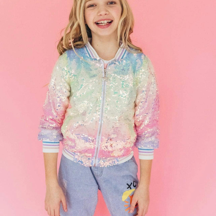 Women's Icy Ombre Sequin Jacket