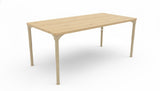 Rectangular Adjustable Kids Classroom Table – 17" to 25" Height | Durable Activity Table for School & Home