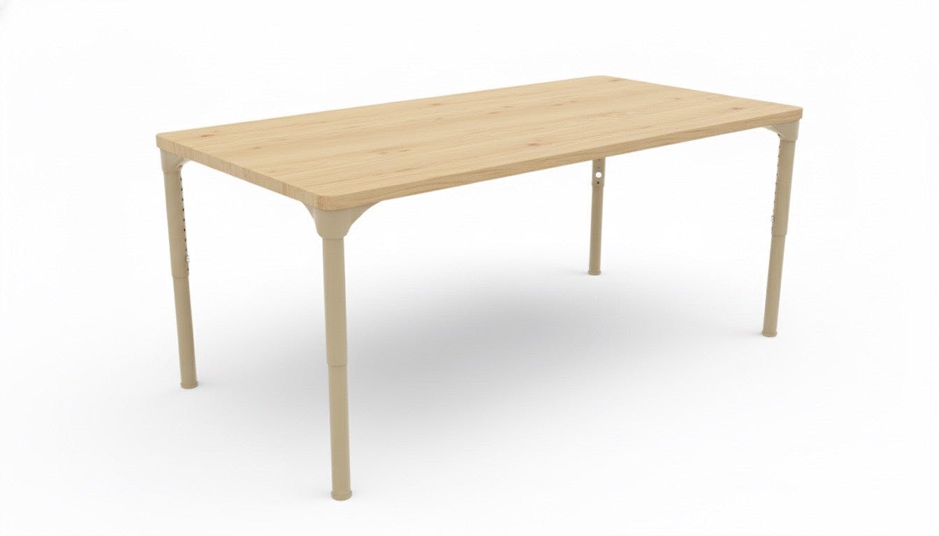 Rectangular Adjustable Kids Classroom Table – 17