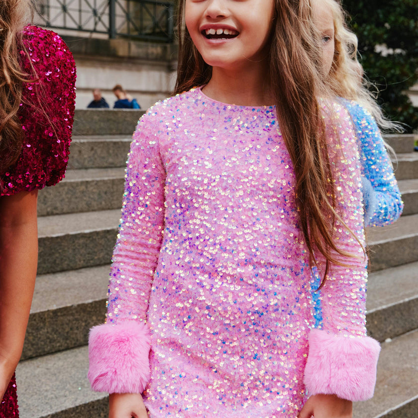 Sabrina Shimmer Dress