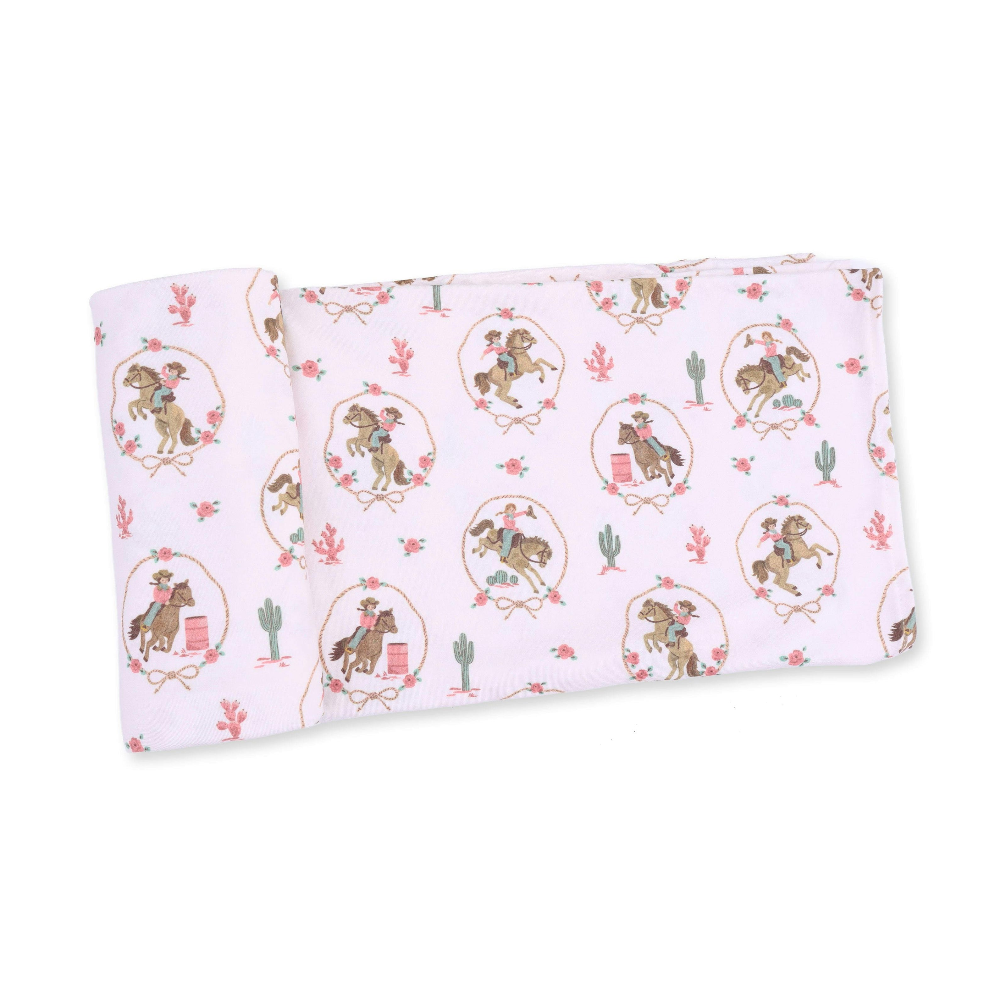 Cowgirl Cameos - Swaddle Blanket