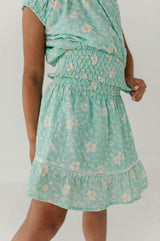 Girls Smocked Eyelet Skirt in Maisie Floral