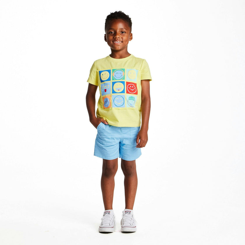 Boys Graphic Tee | Smiley Pop Art