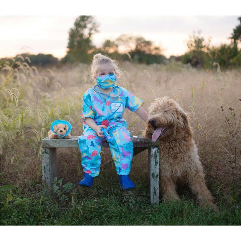 Veterinarian and Dog Cape Dress up Bundle