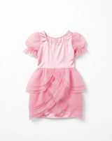 Blush Petal Princess Ruffle Pink Birthday Dress for Girls
