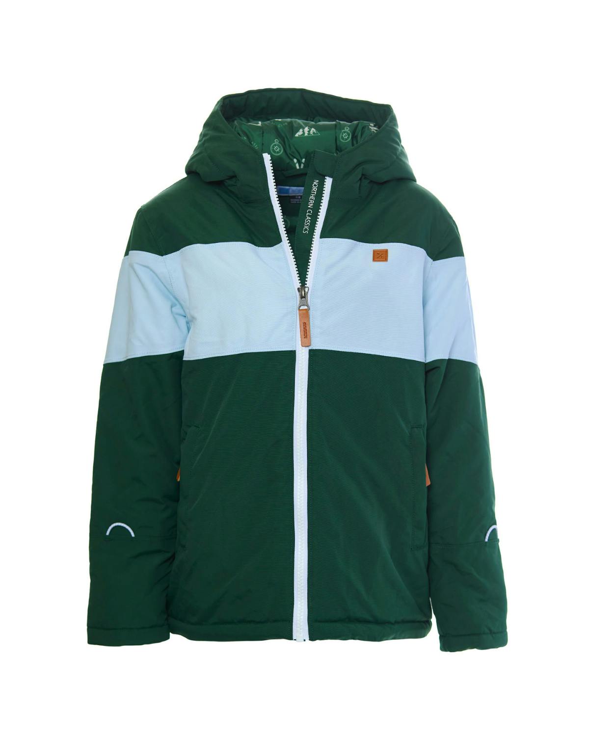 Kids Winter Coat in Ivy Green