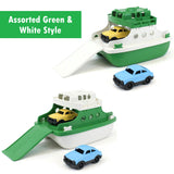 Ferry Boat - Green & White