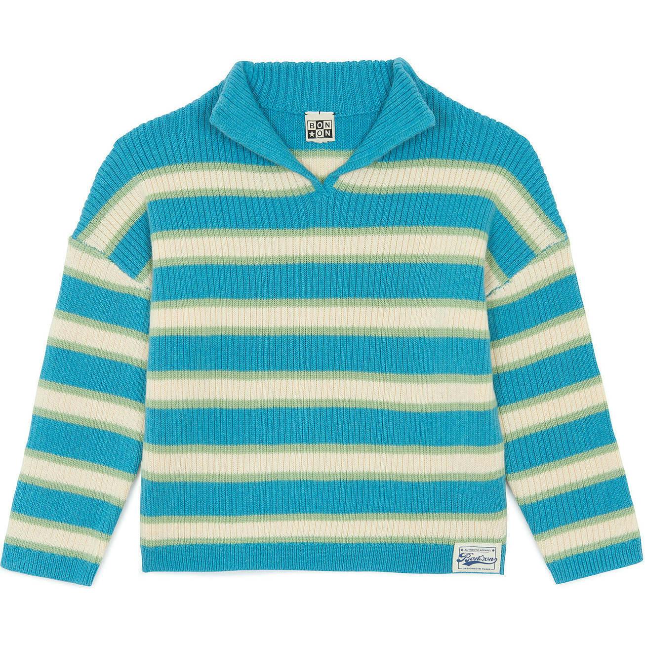 Blue Leonard Sweater