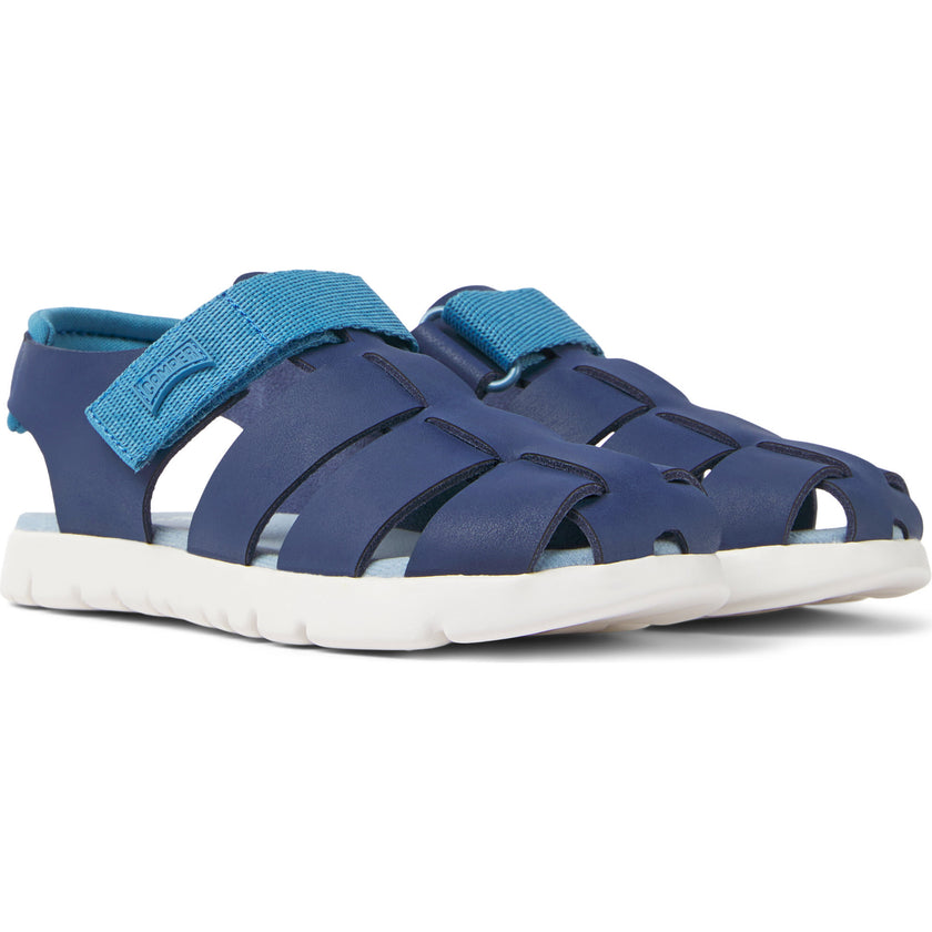 Oruga Sandals, Dark & Light Blue
