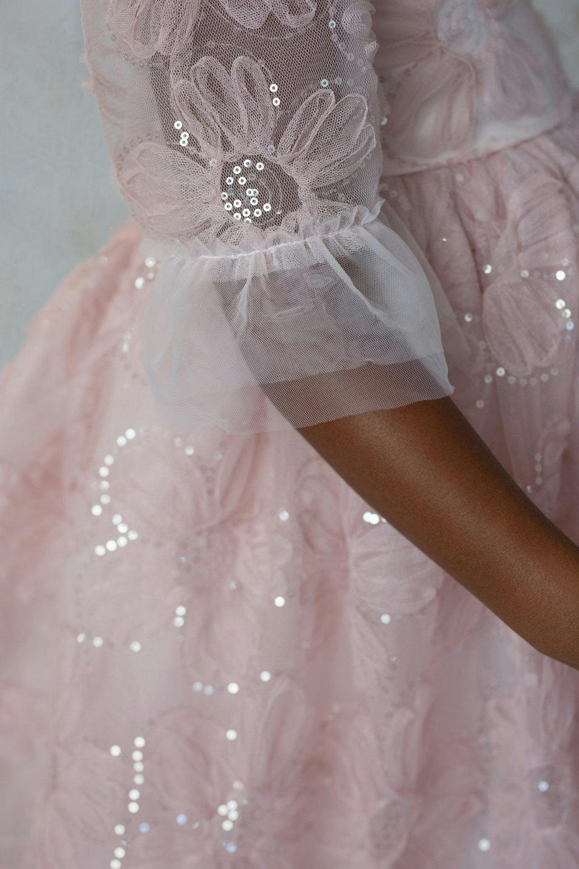 Blush Petal Music Box Dress