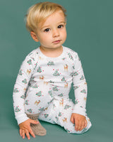 The Organic Long Sleeve Pajama Set [Tinsel Trees]