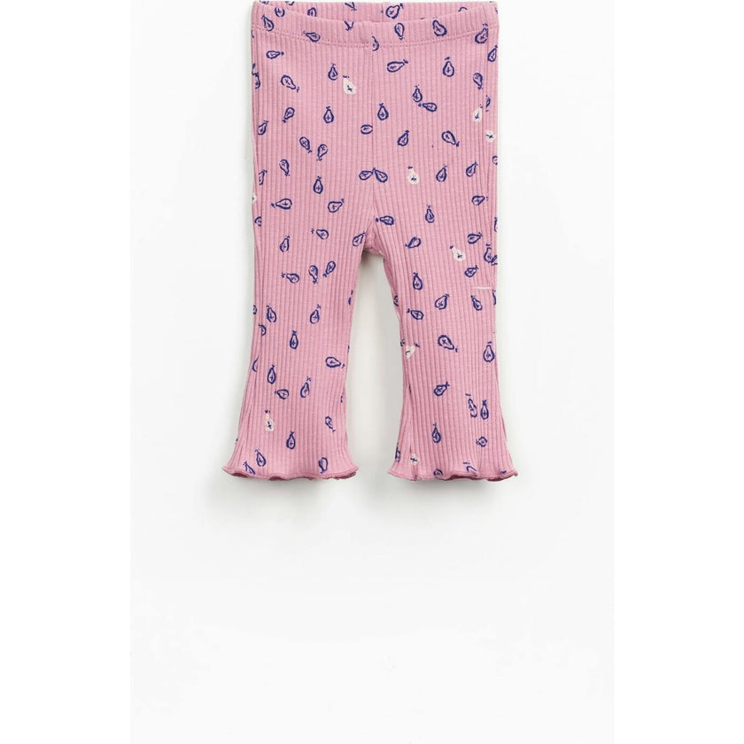 Ribbed Pear Print Leggings