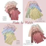 LONDON 5-Pack Toddler Long Sleeve T-Shirts