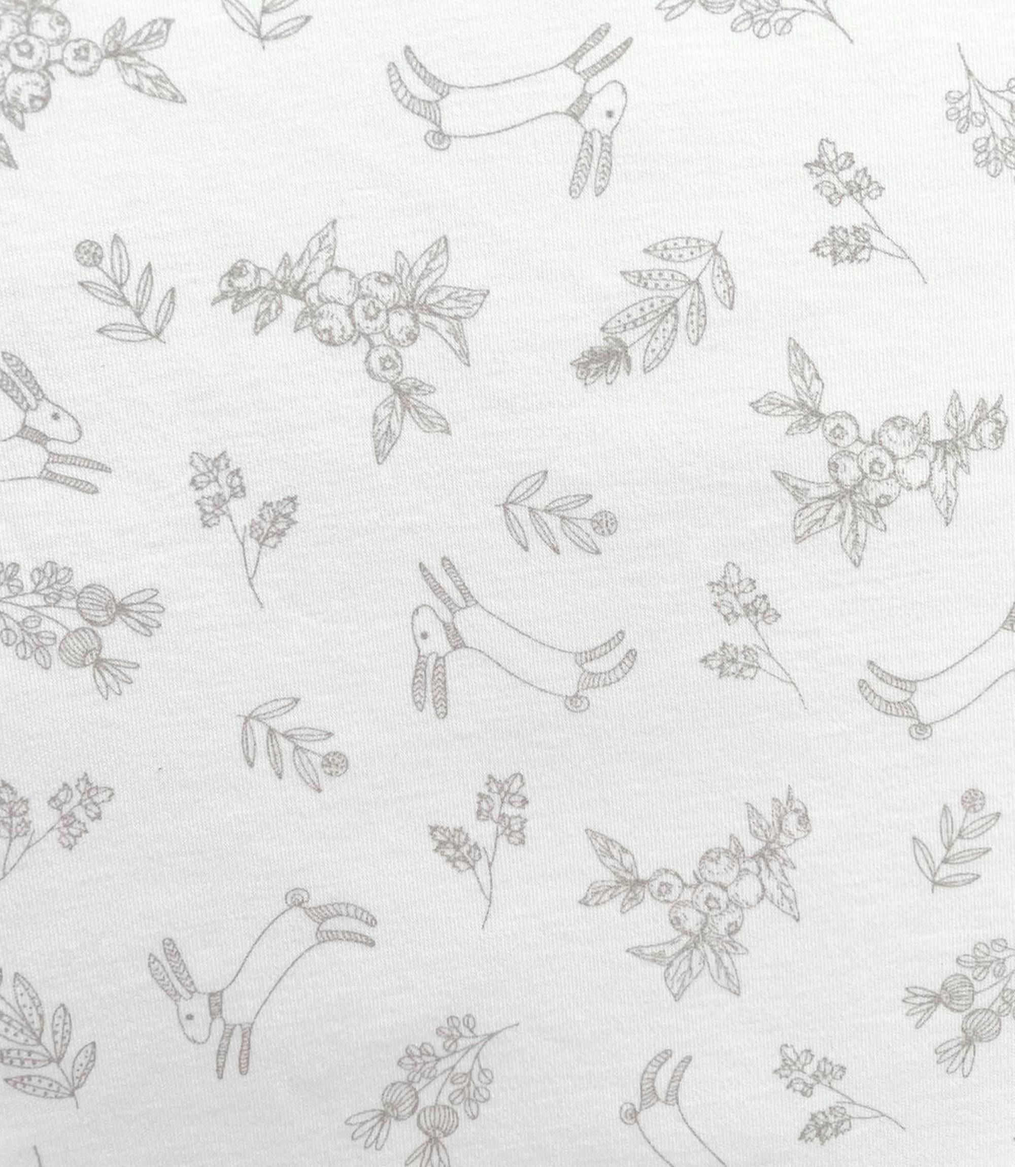 Peruvian Pima Cotton Mini Crib & Pack 'n Play Fitted Sheet – Bunnyberry Bloom
