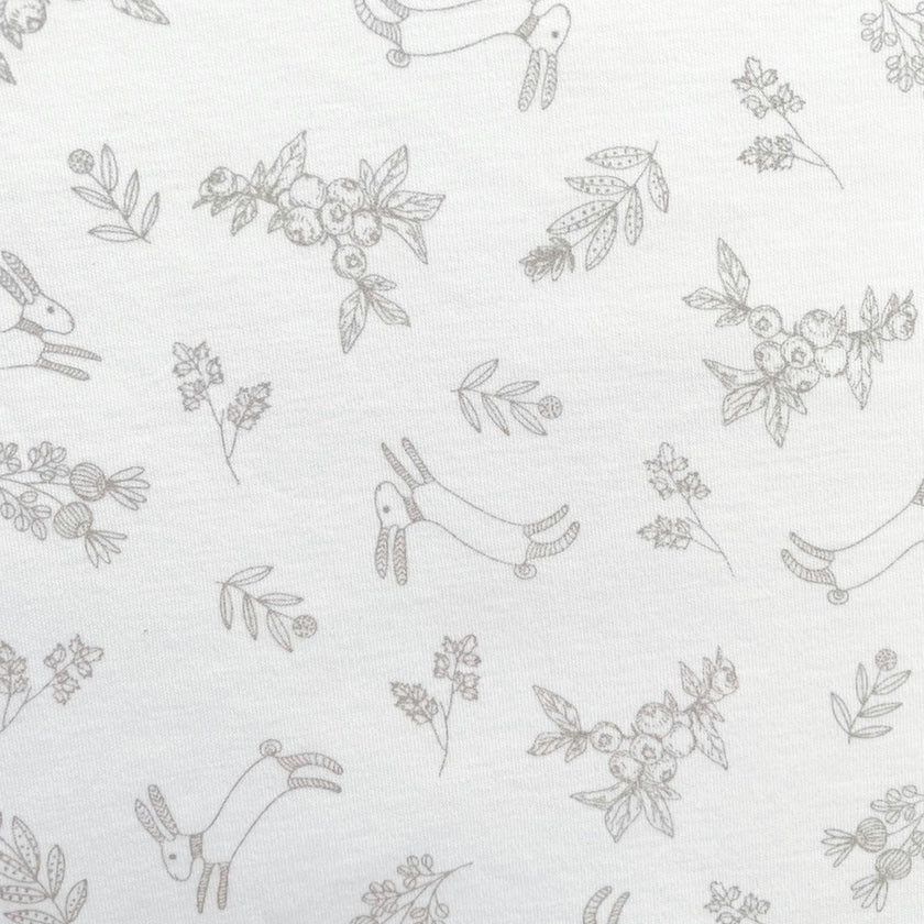 Peruvian Pima Cotton Mini Crib & Pack 'n Play Fitted Sheet – Bunnyberry Bloom