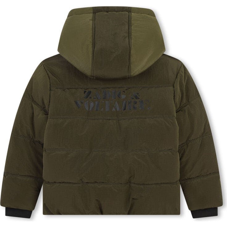 ZADIG & VOLTAIRE Ripstop Water Repellent Hooded Puffer Jacket