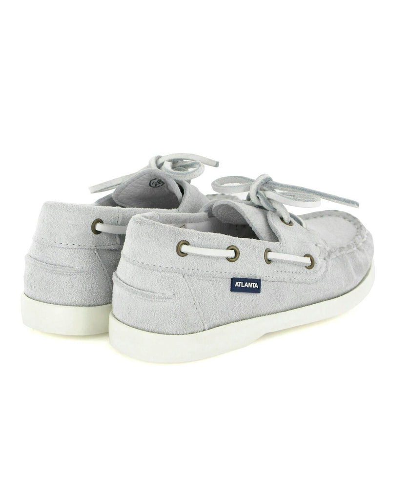 Suede Boat Shoes, Natural