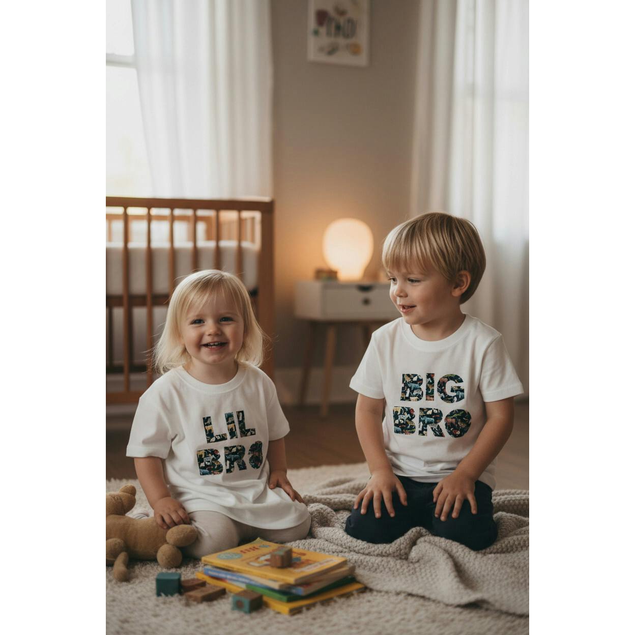 Liberty of London Children's Big Bro T-Shirt, Pink
