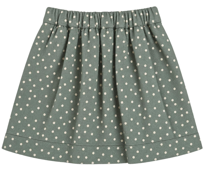 Girl Pleated Skirt Polka Dot Kilt