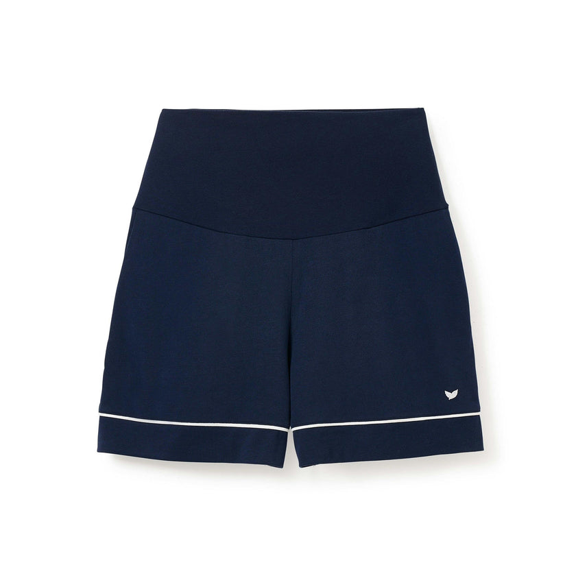 Women's Pima Maternity Shorts in Navy