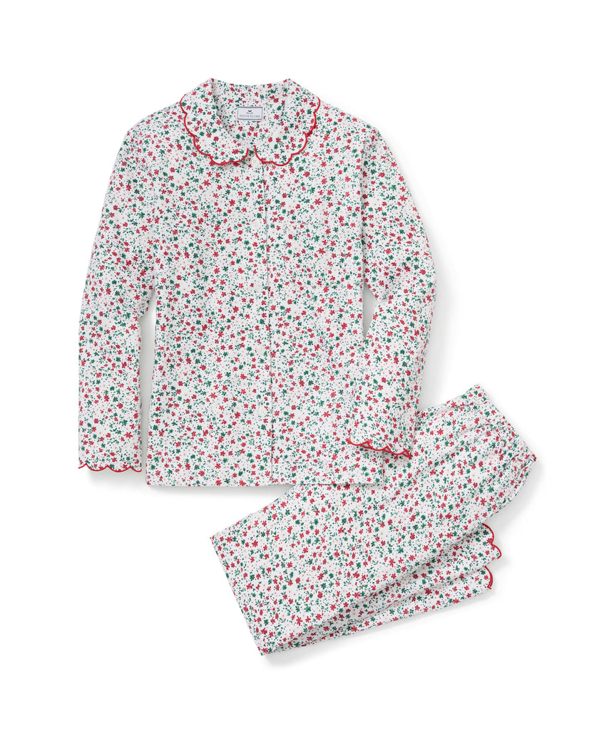 Women's Twill Colette Pajama Set in Winter Garden