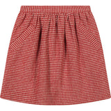Kiki Houndstooth Check Pocket Skirt, Stripes
