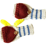 Kids Fingerless Fold-Over Mittens