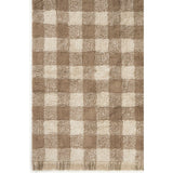 Washable Rug Vichy Marron