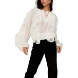 Sophie All Over Ruffle Blouse