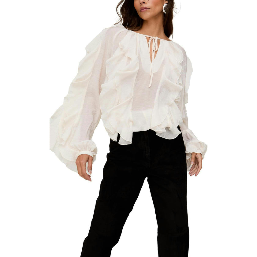 Sophie All Over Ruffle Blouse