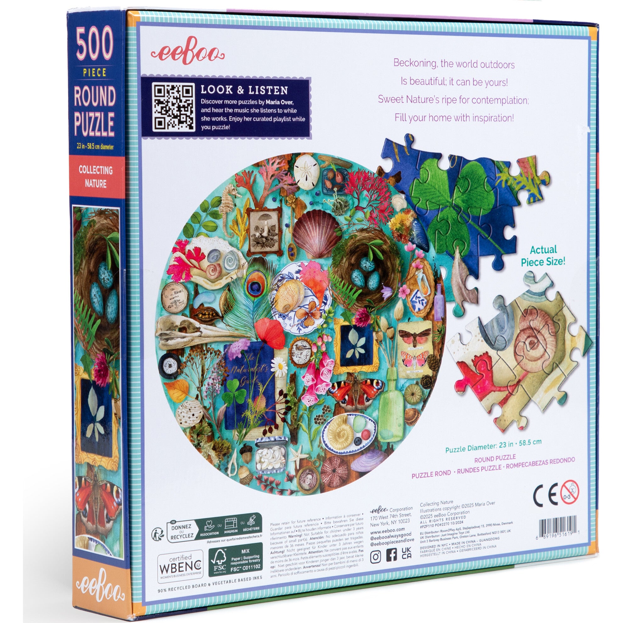 Piece&Love: Collecting Nature - 500 pc Puzzle
