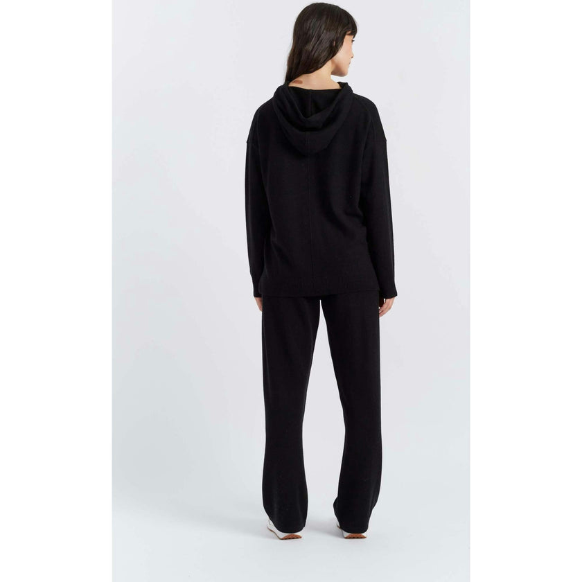 Wool Cashmere Blend Relaxed Hoodie Sweater
