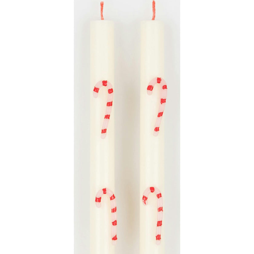 Candy Cane Table Candles