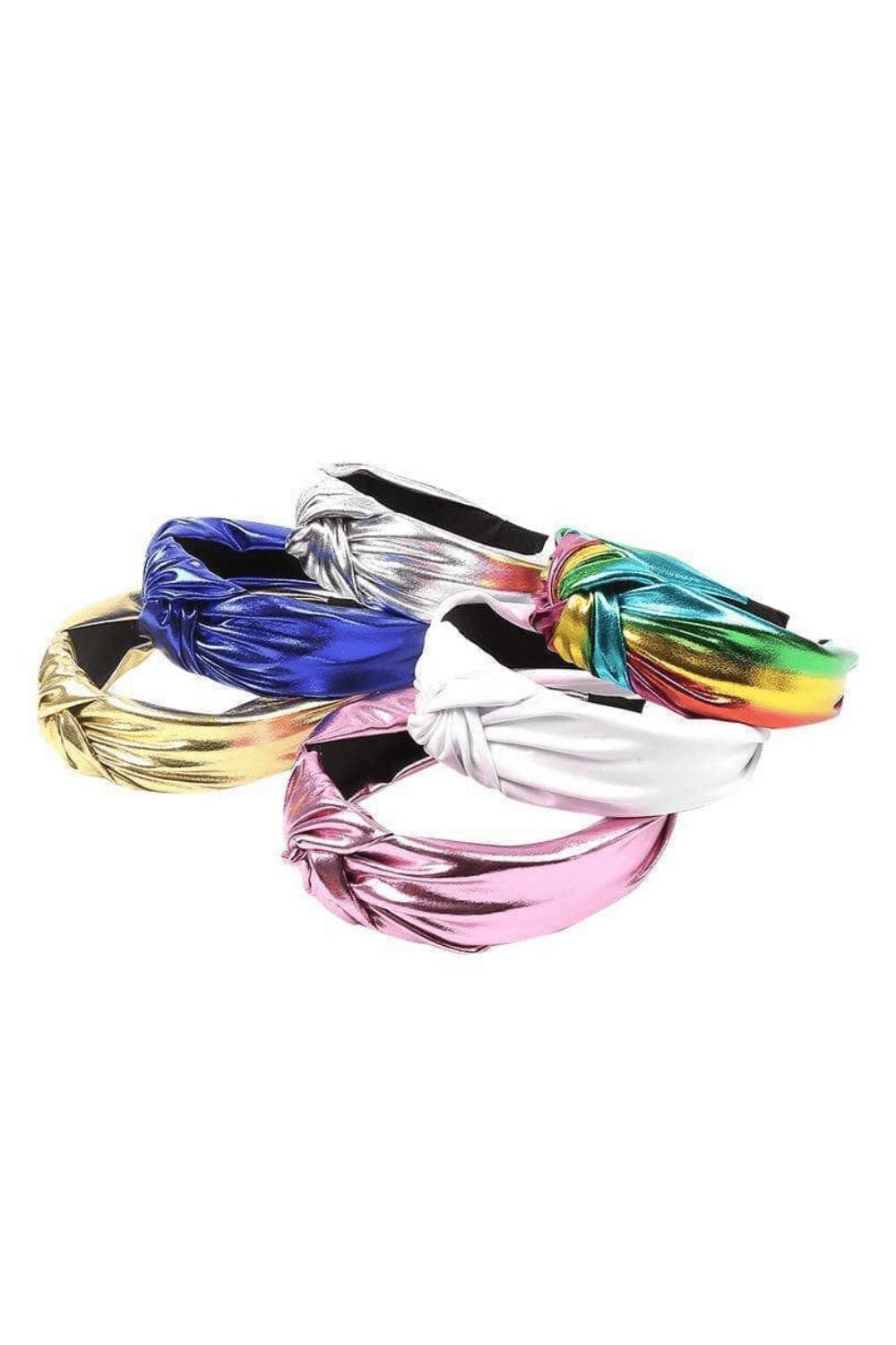 Metallic Knotted Headbands